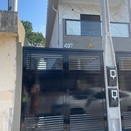 Casa Novinha - Praia Grande - Mirim - 3 Quadras Da Praia Wi-Fi Villa Dış mekan fotoğraf